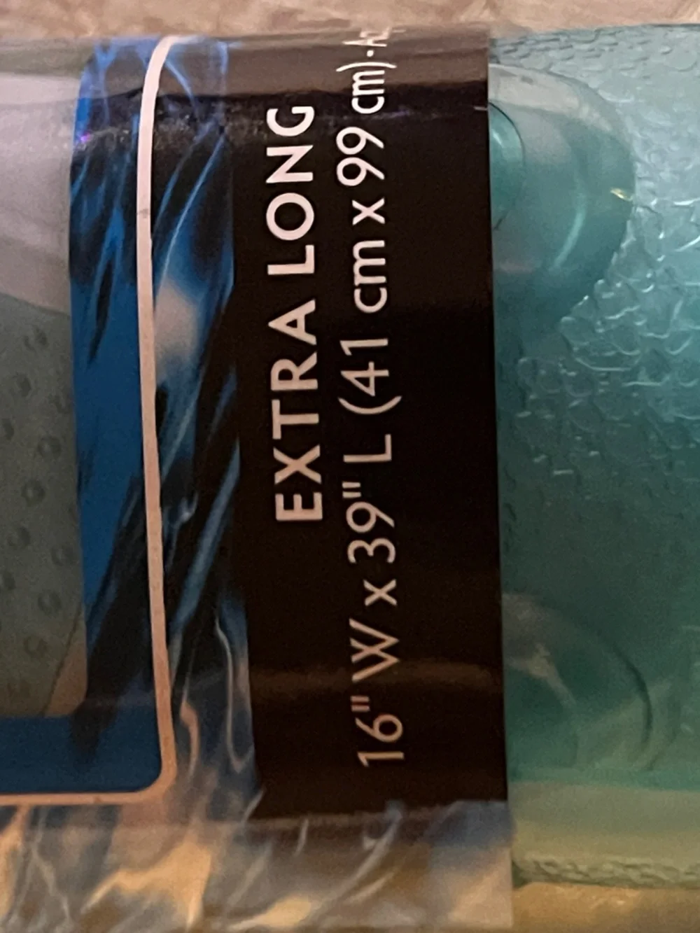 Extra Long Bath Mat - Teal